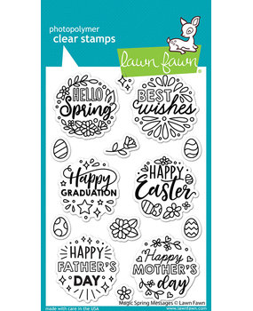 Lawn Fawn Magic Spring Messages Clear Stamps (LF2782) Lawn Fawn Magic Spring Messages Clear Stamps (LF2782)