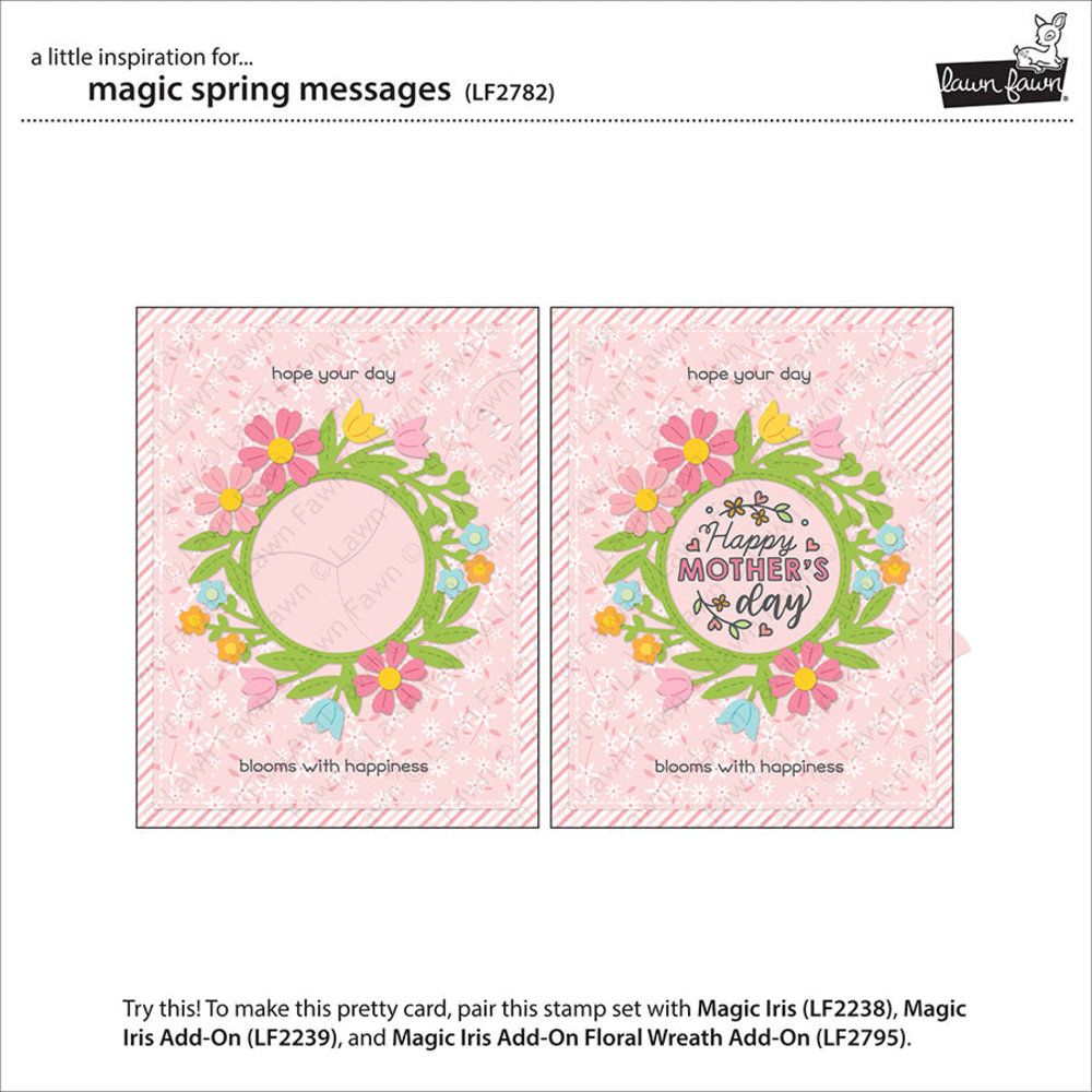 Lawn Fawn Magic Spring Messages Clear Stamps (LF2782) Lawn Fawn Magic Spring Messages Clear Stamps (LF2782)