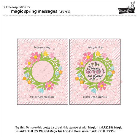 Lawn Fawn Magic Spring Messages Clear Stamps (LF2782) Lawn Fawn Magic Spring Messages Clear Stamps (LF2782)