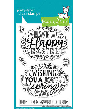 Lawn Fawn Giant Easter Messages Clear Stamps (LF2784) Lawn Fawn Giant Easter Messages Clear Stamps (LF2784)