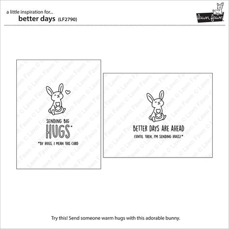 Lawn Fawn Better Days Clear Stamps (LF2790) Lawn Fawn Better Days Clear Stamps (LF2790)