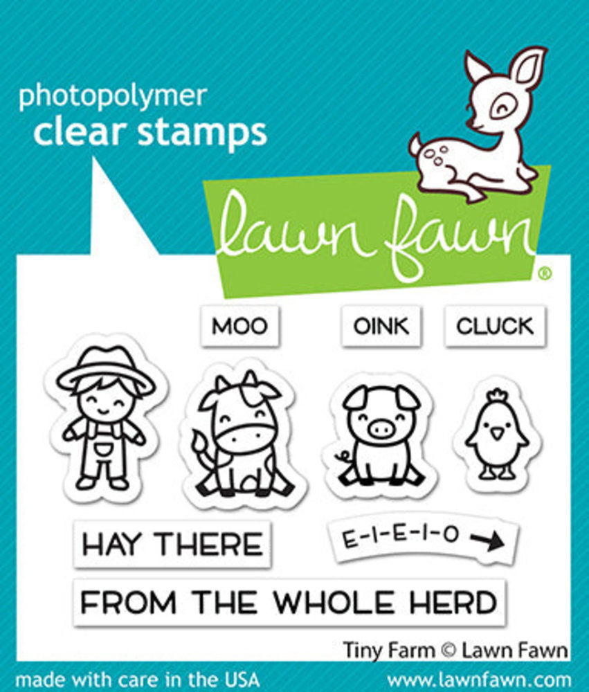 Lawn Fawn Tiny Farm Clear Stamps (LF2772) Lawn Fawn Tiny Farm Clear Stamps (LF2772)