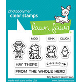 Lawn Fawn Tiny Farm Clear Stamps (LF2772)
