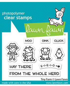 Lawn Fawn Tiny Farm Clear Stamps (LF2772) Lawn Fawn Tiny Farm Clear Stamps (LF2772)