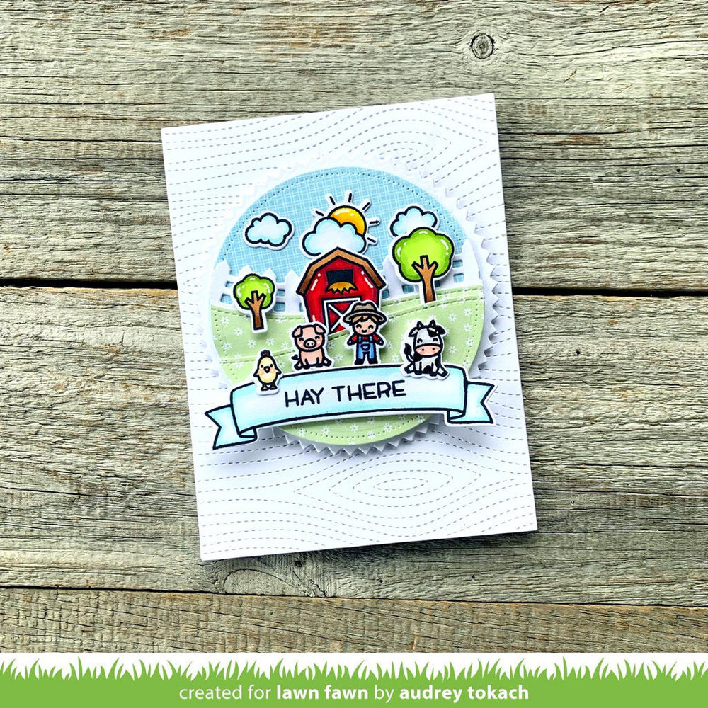 Lawn Fawn Tiny Farm Clear Stamps (LF2772) Lawn Fawn Tiny Farm Clear Stamps (LF2772)