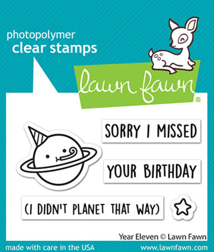 Lawn Fawn Year Eleven Clear Stamps (LF2786) Lawn Fawn Year Eleven Clear Stamps (LF2786)