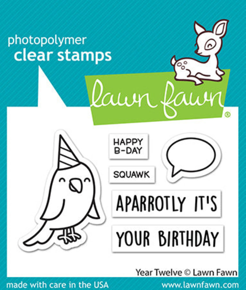 Lawn Fawn Year Twelve Clear Stamps (LF2788) Lawn Fawn Year Twelve Clear Stamps (LF2788)