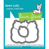 Lawn Fawn How You Bean? Strawberries Add-On Dies (LF2767)