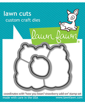 Lawn Fawn How You Bean? Strawberries Add-On Dies (LF2767)