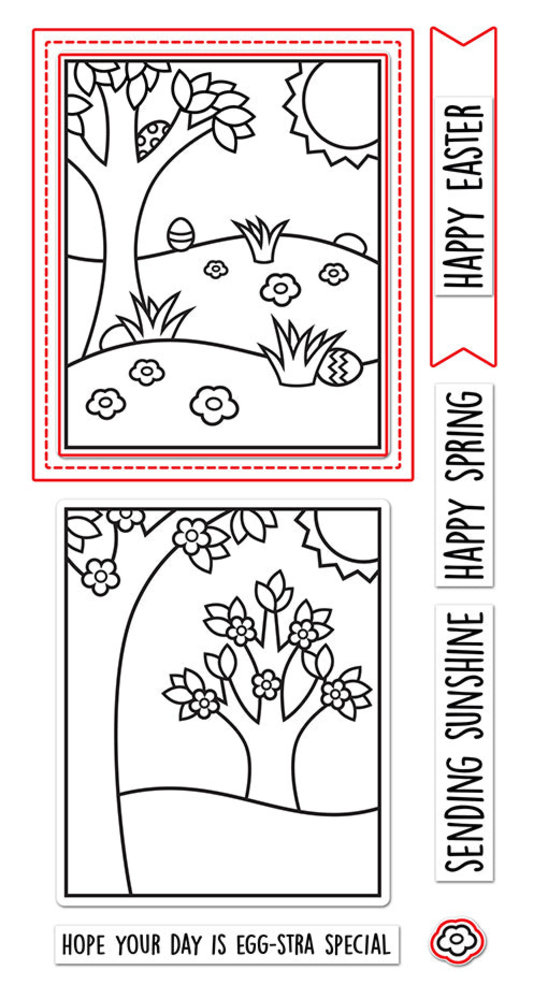 Lawn Fawn Window Scene: Spring Dies (LF2781) Lawn Fawn Window Scene: Spring Dies (LF2781)