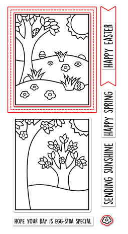 Lawn Fawn Window Scene: Spring Dies (LF2781) Lawn Fawn Window Scene: Spring Dies (LF2781)
