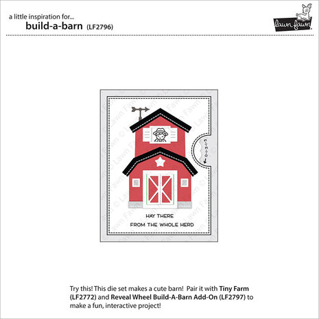 Lawn Fawn Build-a-Barn Dies (LF2796) Lawn Fawn Build-a-Barn Dies (LF2796)