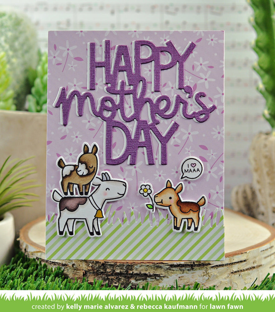 Lawn Fawn Giant Happy Mother's Day Dies (LF2803) Lawn Fawn Giant Happy Mother's Day Dies (LF2803)