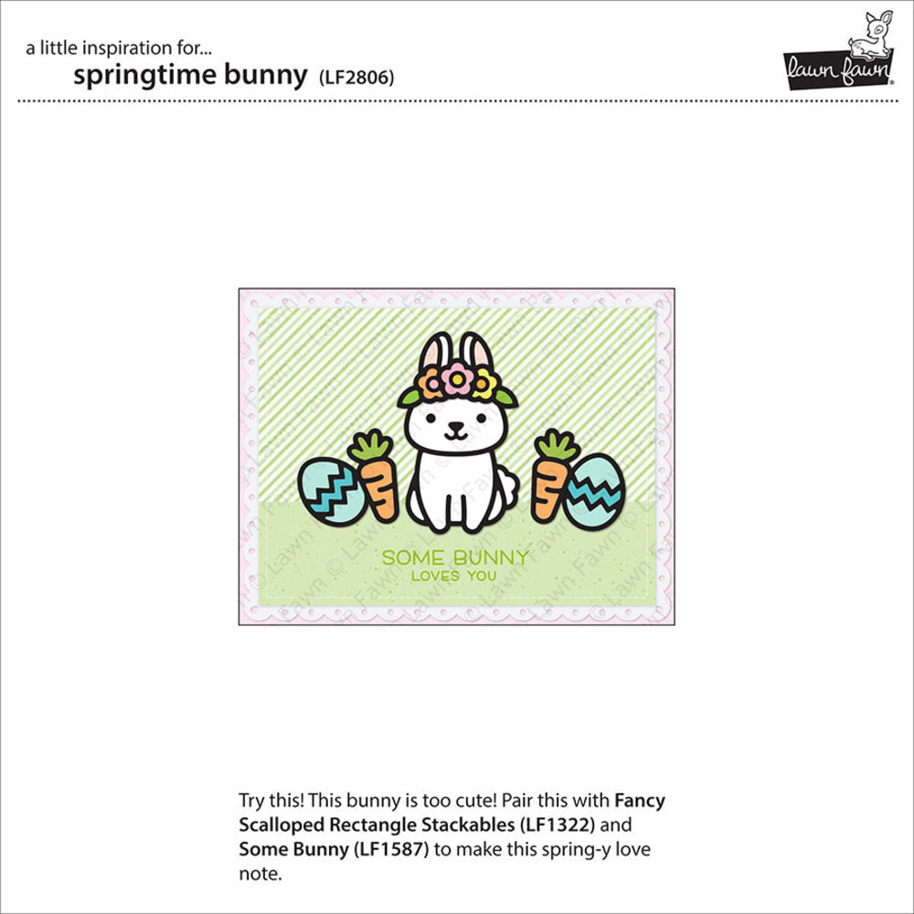 Lawn Fawn Springtime Bunny Dies (LF2806)