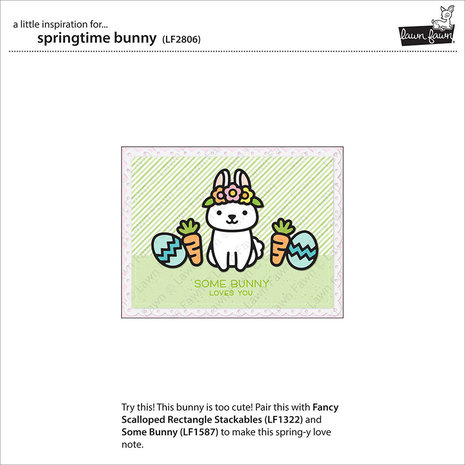 Lawn Fawn Springtime Bunny Dies (LF2806)