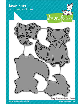 Lawn Fawn Foxy Family Dies (LF2807) Lawn Fawn Foxy Family Dies (LF2807)