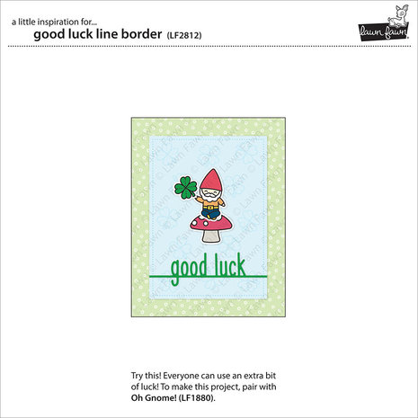 Lawn Fawn Good Luck Line Border Dies (LF2812) Lawn Fawn Good Luck Line Border Dies (LF2812)
