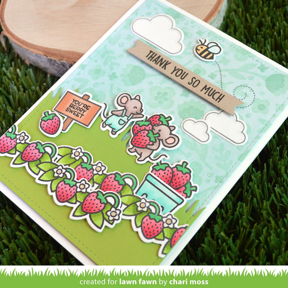 Lawn Fawn Spring Blossoms Background Stencils (LF2821) Lawn Fawn Spring Blossoms Background Stencils (LF2821)