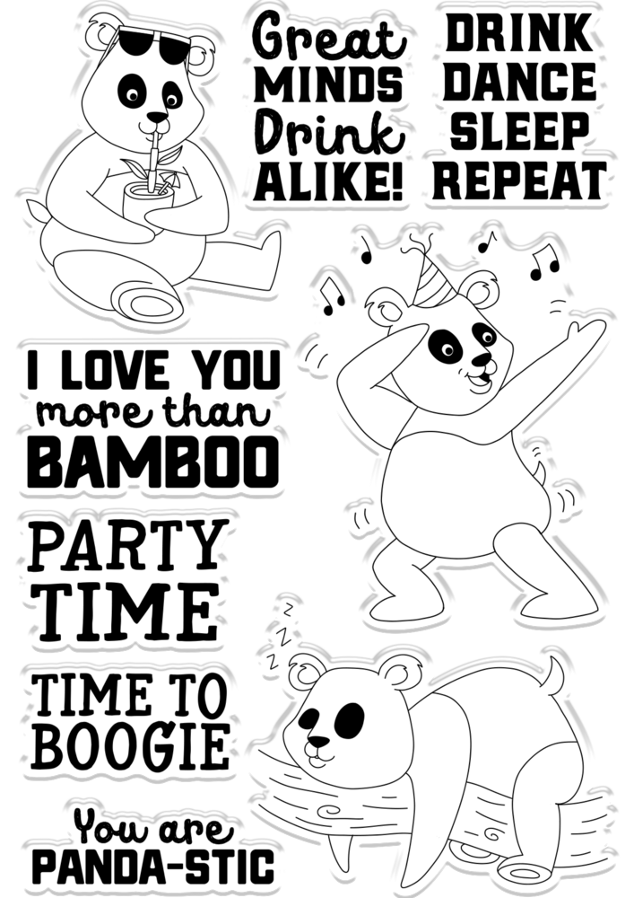 Crafter's Companion Great Minds Drink Alike Clear Stamps (CC-CA-ST-GMDA)