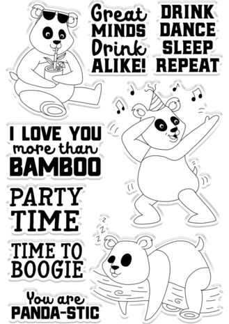 Crafter's Companion Great Minds Drink Alike Clear Stamps (CC-CA-ST-GMDA)