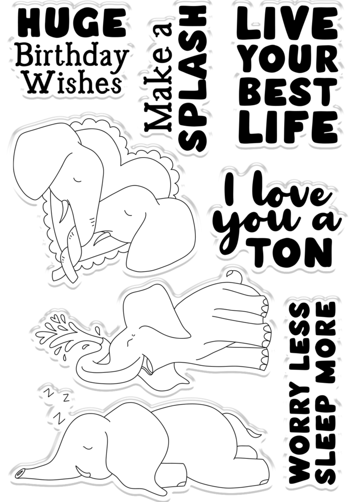 Crafter's Companion Huge Birthday Wishes Clear Stamps (CC-CA-ST-HUBW) Crafter's Companion Huge Birthday Wishes Clear Stamps (CC-CA-ST-HUBW)