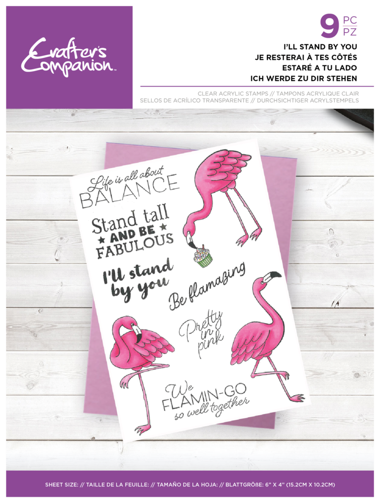 Crafter's Companion I'll Stand by You Clear Stamps (CC-CA-ST-ISBY) Crafter's Companion I'll Stand by You Clear Stamps (CC-CA-ST-ISBY)
