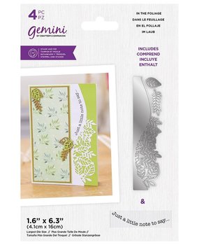 Gemini In The Foliage Stamp & Die (GEM-STD-INTF)