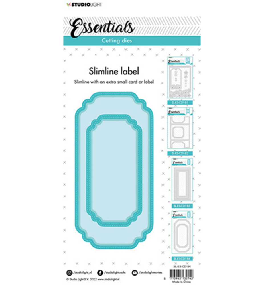 Studio Light Essentials Snijmal Slimline Label (SL-ES-CD184) Studio Light Essentials Snijmal Slimline Label (SL-ES-CD184)