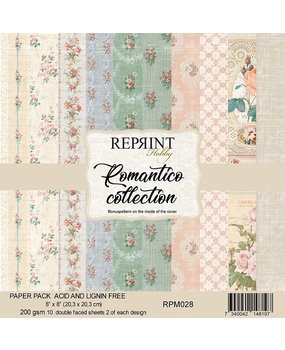 Reprint Romantico Collection 8x8 Inch Paper Pack (RPM028) Reprint Romantico Collection 8x8 Inch Paper Pack (RPM028)