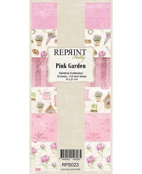 Reprint Pink Garden Slimline Paper Pack (RPS023) Reprint Pink Garden Slimline Paper Pack (RPS023)