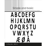 Simple and Basic Mini Alphabet Upper Case Dies (SBD213)