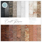 Craft Consortium Essential Craft Papers 12x12 Inch Paper Pad Brick Textures (CCEPAD019)