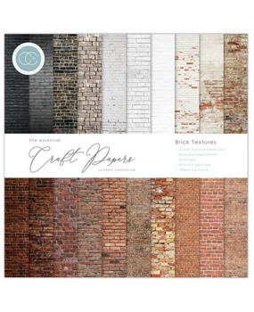 Craft Consortium Essential Craft Papers 12x12 Inch Paper Pad Brick Textures (CCEPAD019) Craft Consortium Essential Craft Papers 12x12 Inch Paper Pad Brick Textures (CCEPAD019)