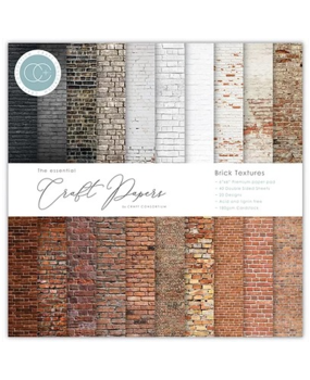 Craft Consortium Essential Craft Papers 6x6 Inch Paper Pad Brick Textures (CCEPAD019B) Craft Consortium Essential Craft Papers 6x6 Inch Paper Pad Brick Textures (CCEPAD019B)