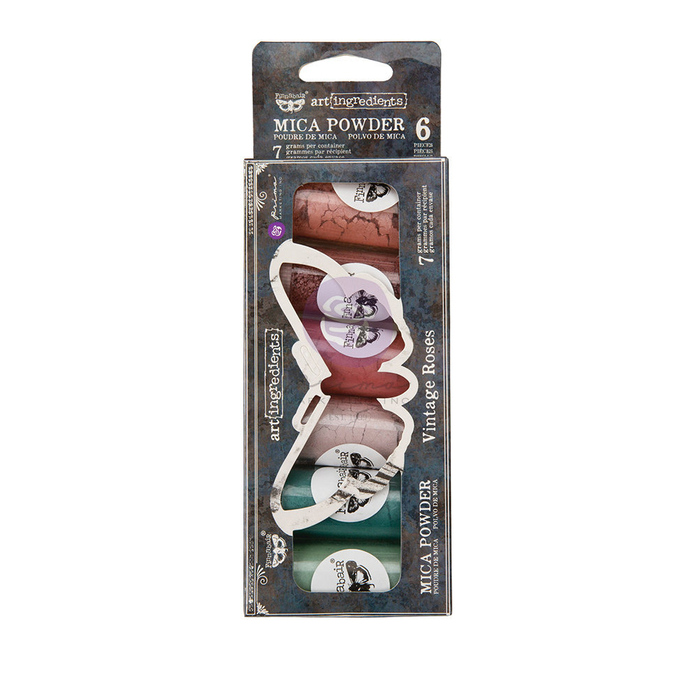 Prima Marketing Inc Finnabair Art Ingredients Mica Powder Set Vintage Roses (969165) Prima Marketing Inc Finnabair Art Ingredients Mica Powder Set Vintage Roses (969165)