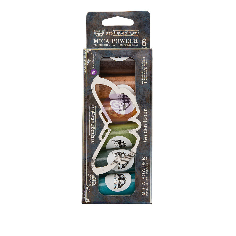 Prima Marketing Inc Finnabair Art Ingredients Mica Powder Set Golden Hour (969172) Prima Marketing Inc Finnabair Art Ingredients Mica Powder Set Golden Hour (969172)