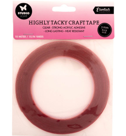 Studio Light Essentials Highly Tacky Craft Tape (3mm) (SL-ES-HTTAPE01) Studio Light Essentials Highly Tacky Craft Tape (3mm) (SL-ES-HTTAPE01)