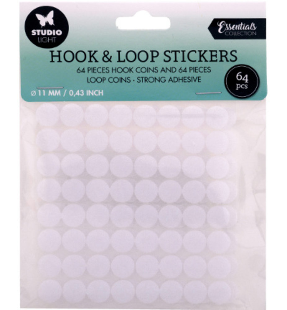 Studio Light Essentials Hook & Loop Stickers (11mm) (SL-ES-HLOOP01)