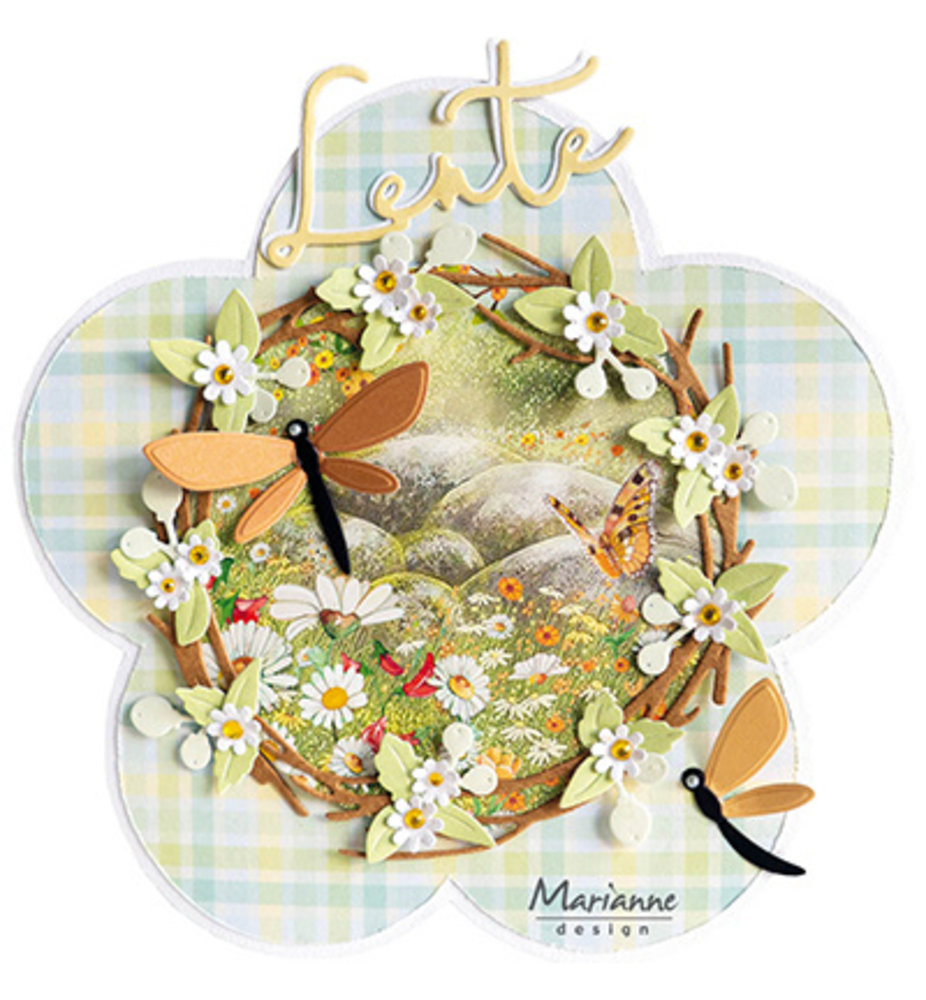Marianne Design Creatables Spring Wreath (LR0753) Marianne Design Creatables Spring Wreath (LR0753)
