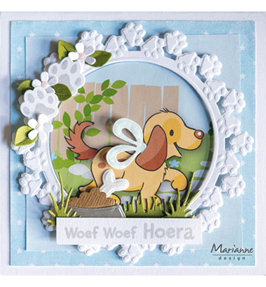 Marianne Design Creatables Paw Prints Circle (LR0754) Marianne Design Creatables Paw Prints Circle (LR0754)