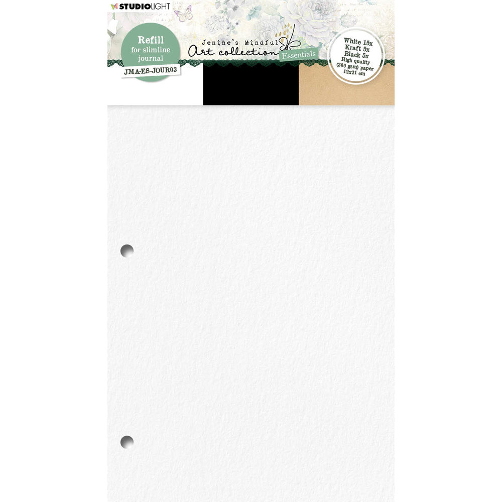 Studio Light Jenine's Mindful Art Collection Journal Pages 12x21cm Whi ...