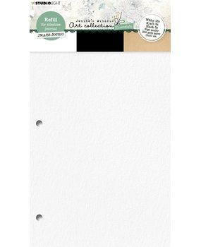 Studio Light Jenine's Mindful Art Collection Journal Pages 12x21cm White/Black/Kraft (JMA-ES-JP11)* Studio Light Jenine's Mindful Art Collection Journal Pages 12x21cm White/Black/Kraft (JMA-ES-JP11)*