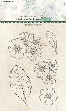Studio Light Jenine's Mindful Art Collection Primrose Elements Clear Stamp (JMA-ES-STAMP139)