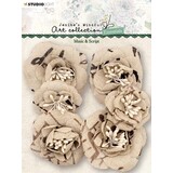 Studio Light Jenine's Mindful Art Collection Linen Flowers Music & Script (JMA-ES-FLOW06)*