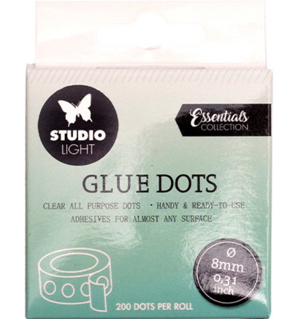 Studio Light Essentials Glue Dots 8 mm (200pcs) (SL-ES-GLUED02) Studio Light Essentials Glue Dots 8 mm (200pcs) (SL-ES-GLUED02)
