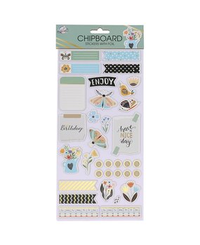 Craft Universe Chipboard Stickers with Foil Enjoy (2572813) Craft Universe Chipboard Stickers with Foil Enjoy (2572813)