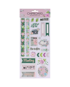 Craft Universe Chipboard Stickers with Foil Notes (2572813)