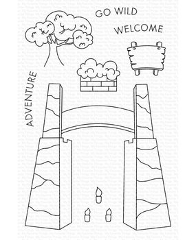 My Favorite Things Welcome to Adventure Clear Stamps (YUZU-002)