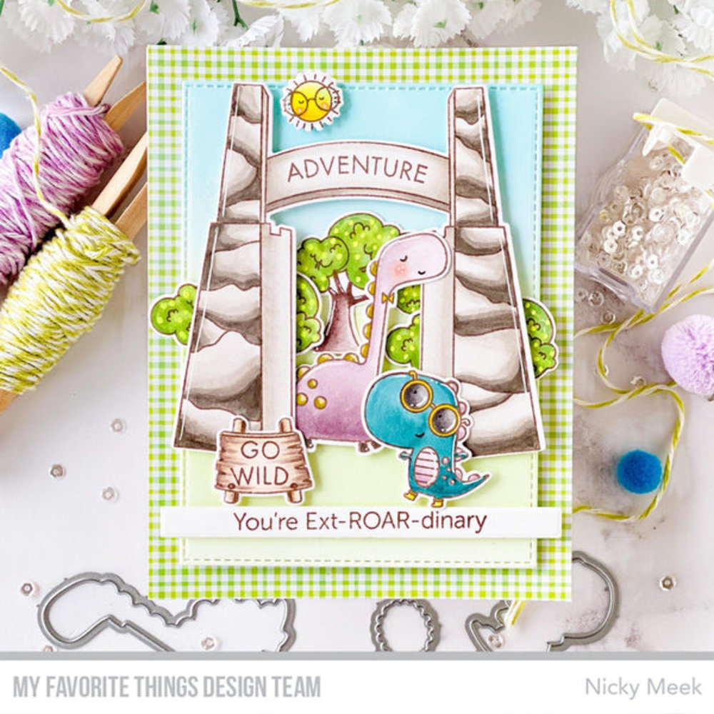 My Favorite Things Welcome to Adventure Clear Stamps (YUZU-002)