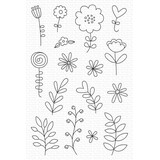 My Favorite Things Floral Whimsy Clear Stamps (MSTN-006)